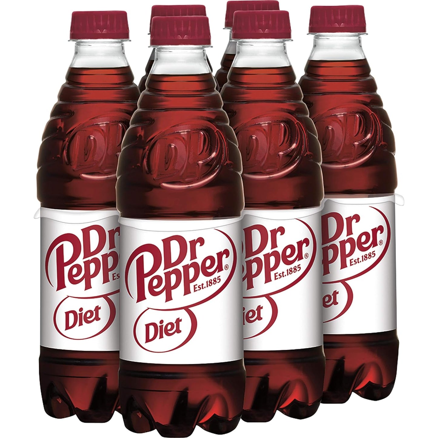 Diet Dr Pepper, .5 L bottles (Pack of 6)