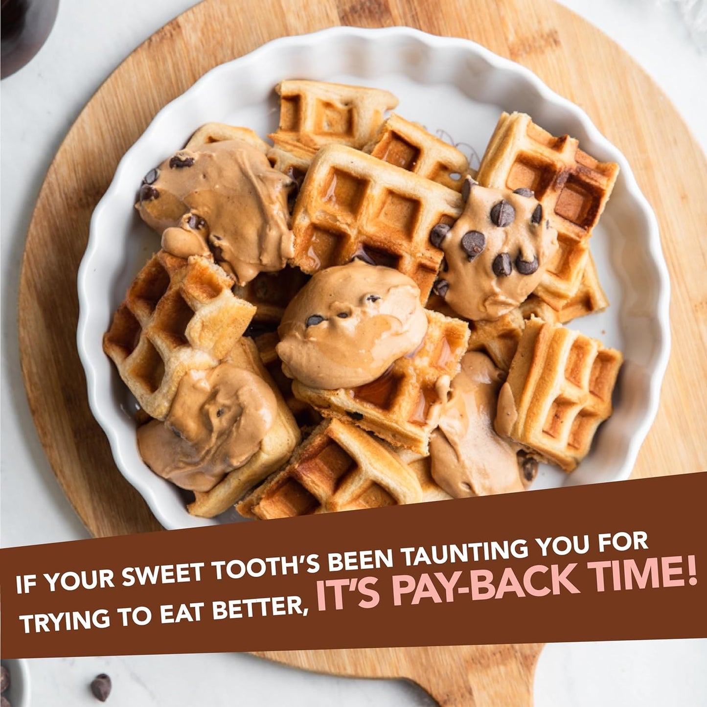 Nuts 'N More Cookie Dough Snack Packs ⎸ High Protein Peanut Spread, All Natural, Healthy, Omega 3’s and Antioxidants ⎸ Low Carb, Low Sugar, Gluten Free, Non GMO (1.10oz Packets, 10 Pack)