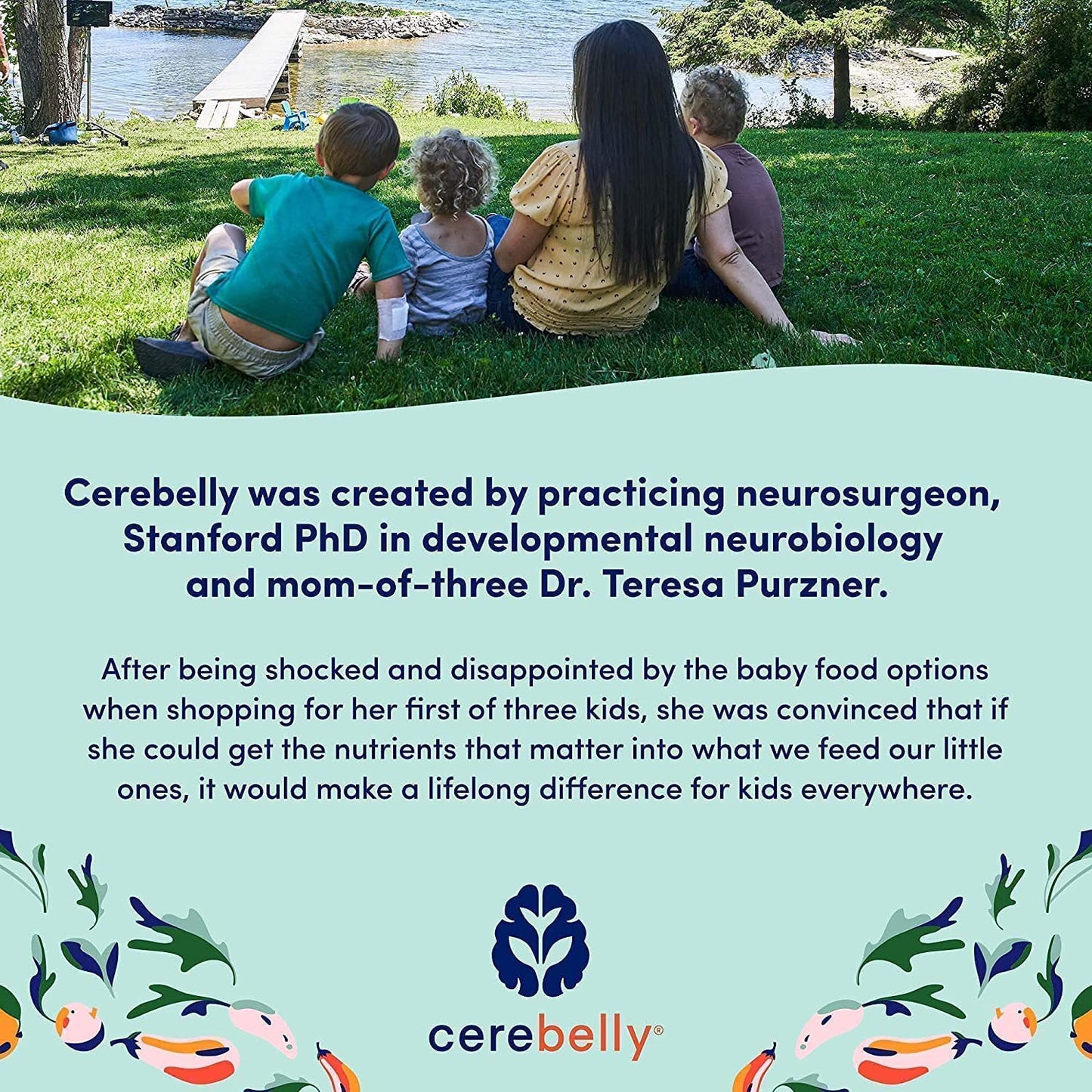 Cerebelly Toddler Snack Bars – Organic Sweet Potato Blueberry Banana Smart Bars (Pack of 5), Healthy Snack Bars for Kids - Made with Gluten Free Ingredients, Nut Free, No Added Sugar, Organic Bars