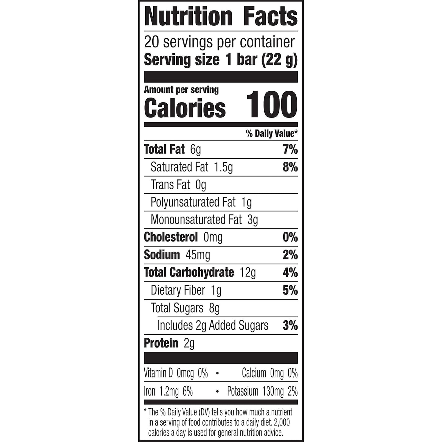 Larabar Chocolate Chip Cookie Dough Mini Bars, Gluten Free Vegan Bar, 20 ct