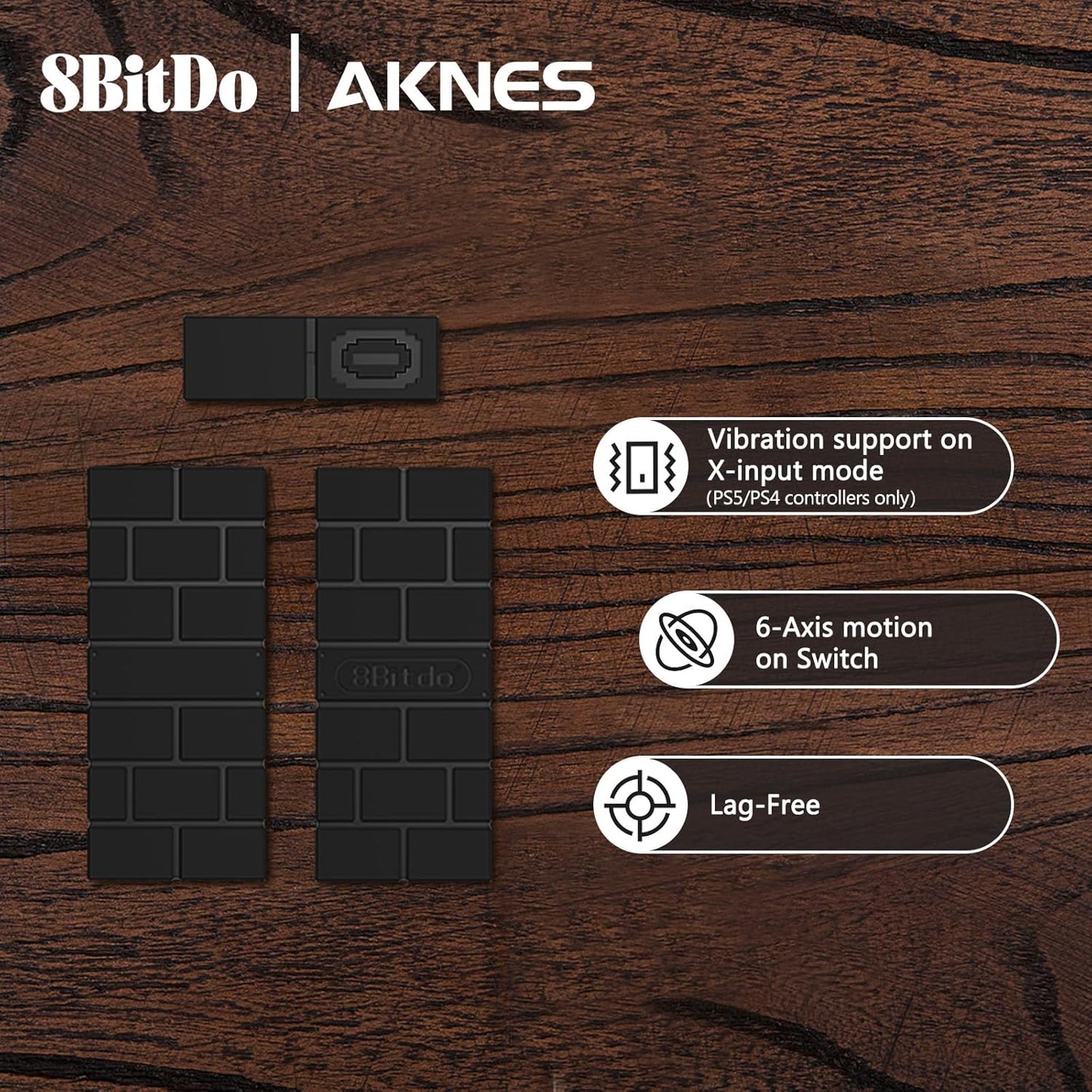 8BitDo USB Wireless Controller Adapter 2 Converter Dongle for Switch/Switch OLED,Steam Deck,Windows,Raspberry Pi, macOS, PS5/PS4/PS3 Controller,Xbox Series X/S,Xbox One Bluetooth Controller OTG Cable