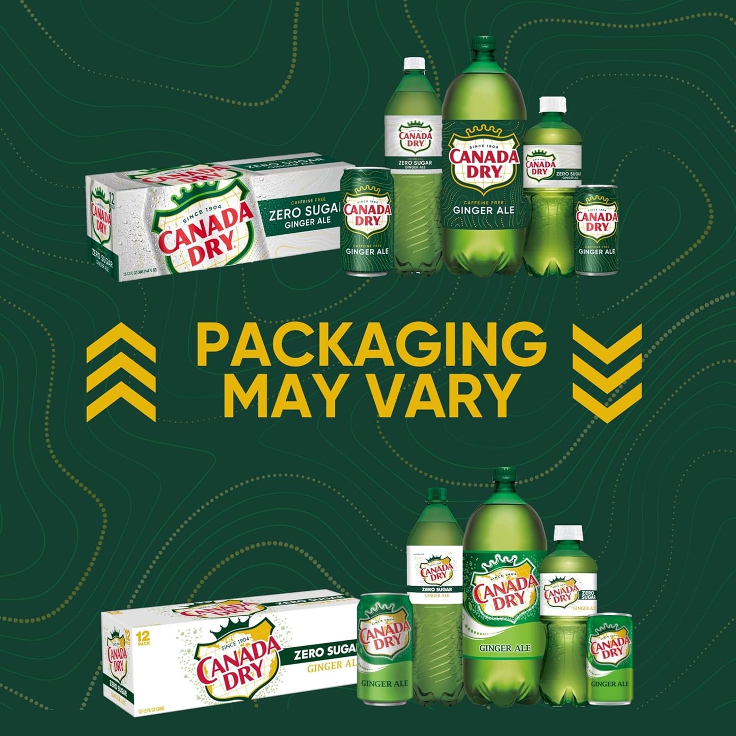 Canada Dry Ginger Ale Soda, 12 fl oz cans, 12 pack