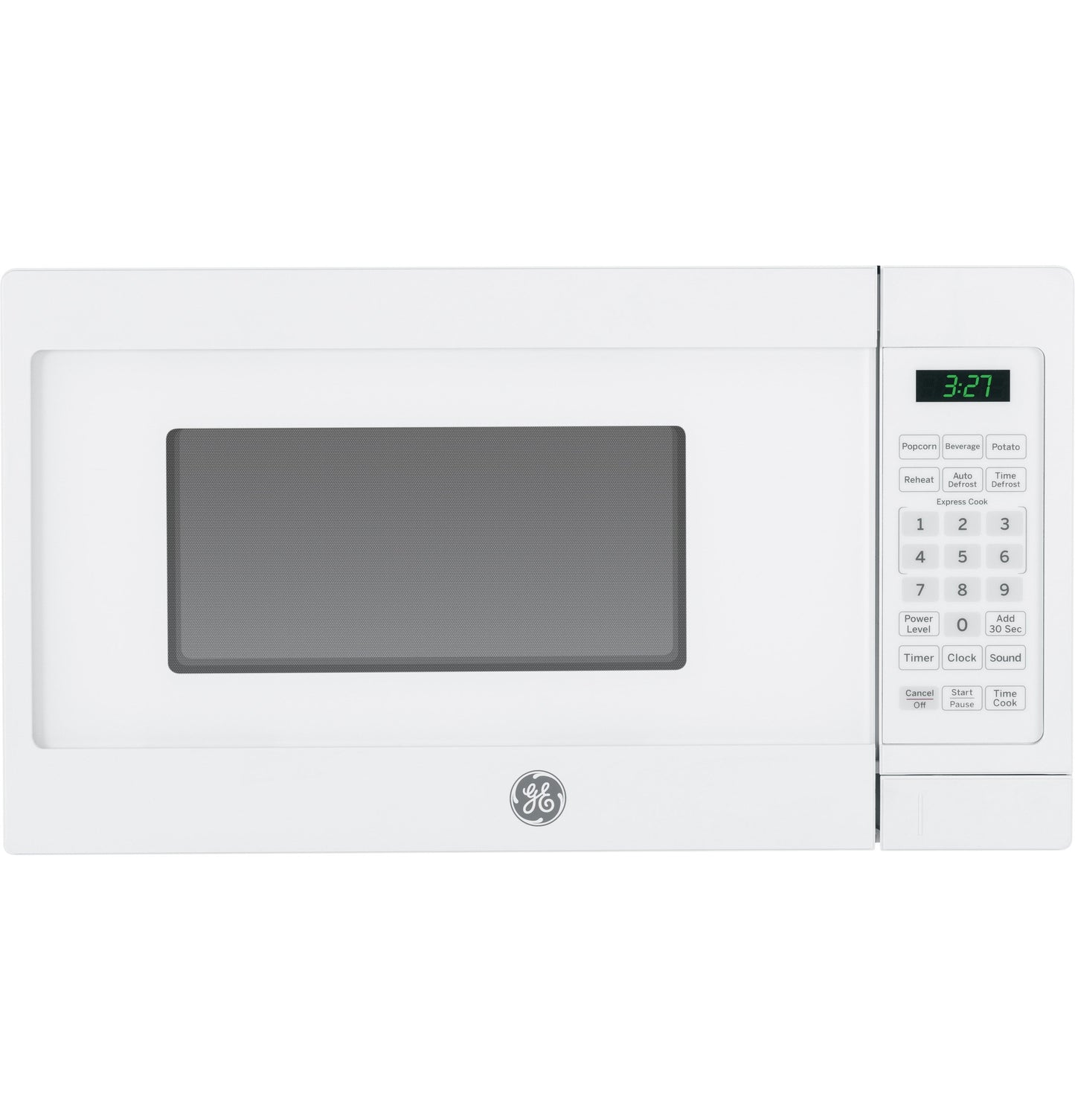 GE Appliances JEM3072DHWW Microwave, 0.7 Cu Ft, White