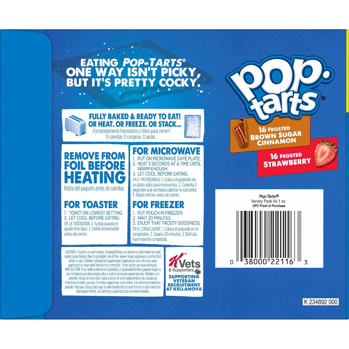 Pop-Tarts Toaster Pastries, Breakfast Foods, Kids Snacks, Variety Pack, 54.1oz Box (32 Pop-Tarts)