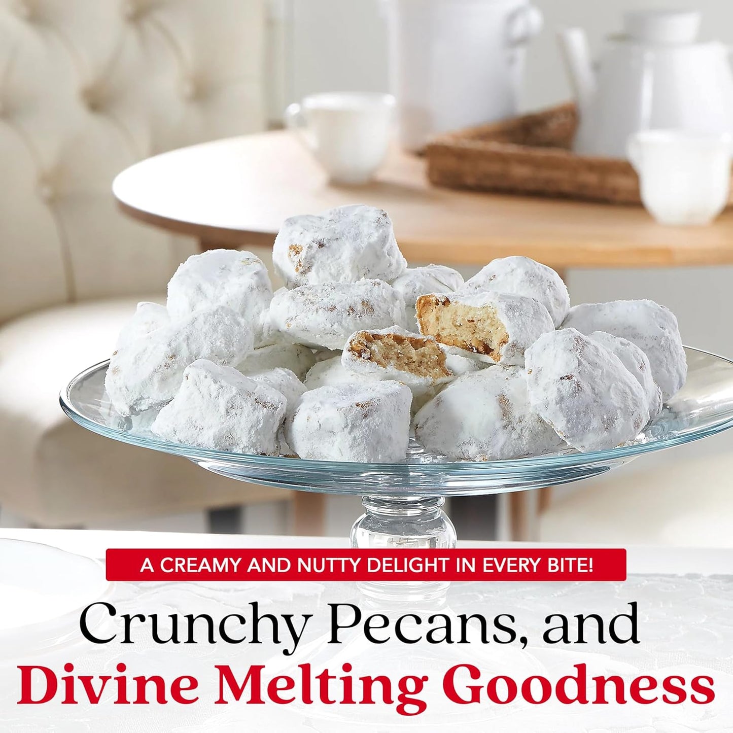 David's Cookies Butter Pecan Meltaways 907g