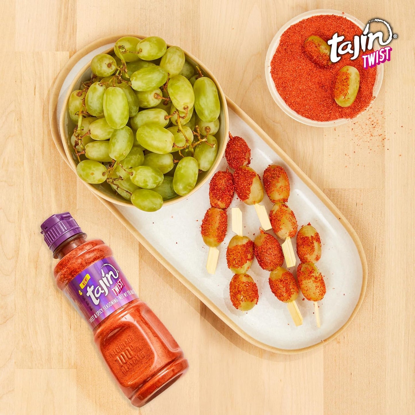 Tajín Twist Sweet and Spicy Seasoning, Fruit and Chili Powder, 10.6oz