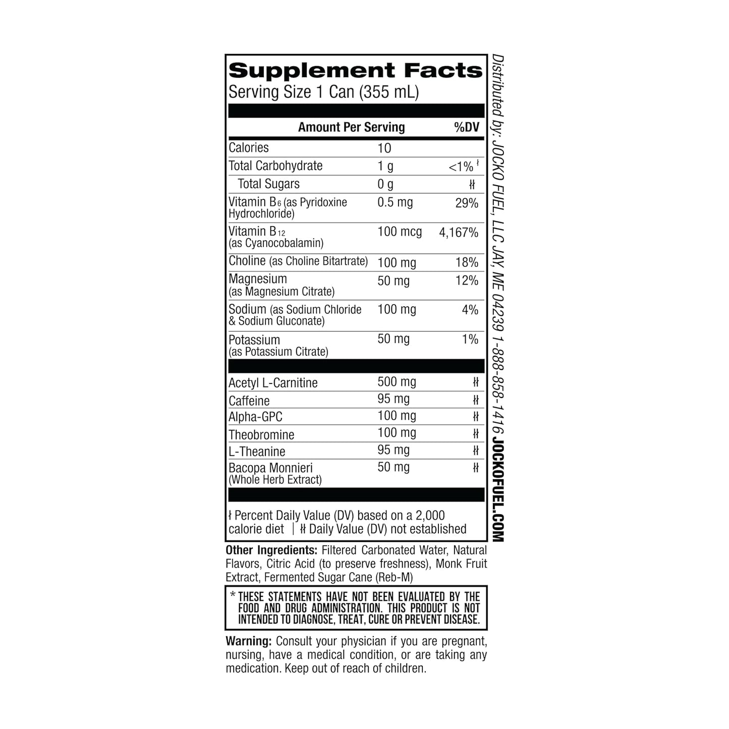 Jocko GO Energy Drink (Afterburner Orange) - KETO, Vitamin B12, Vitamin B6, Electrolytes, L Theanine, Magnesium- All Natural Energy Boost, Sugar Free Nootropic Monk Fruit Blend - 12 Pack