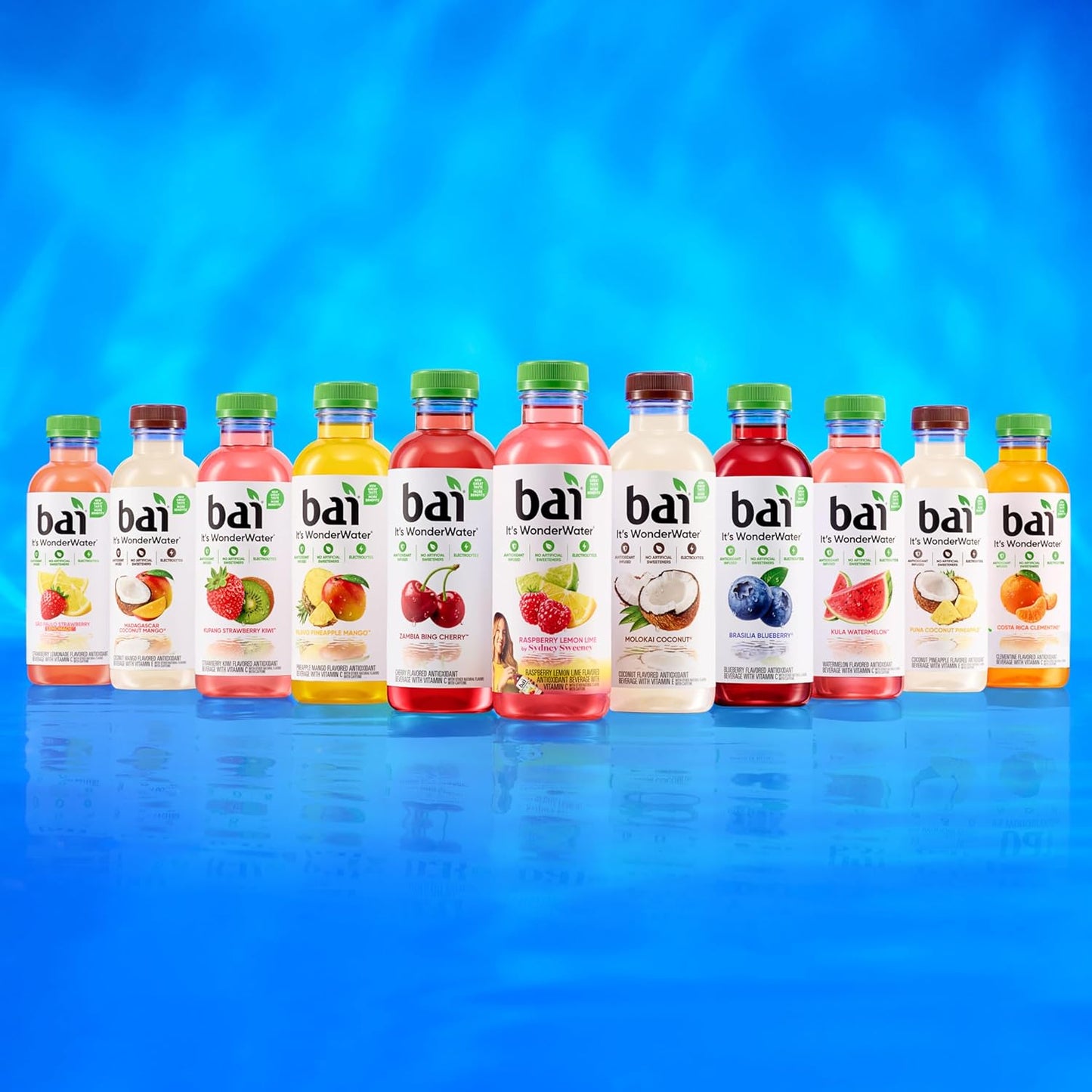 Bai Flavors Variety Pack, Antioxidant Infused Water Beverage, with Vitamin C and No Artificial Sweeteners, 18 fl oz bottles, 12 pack