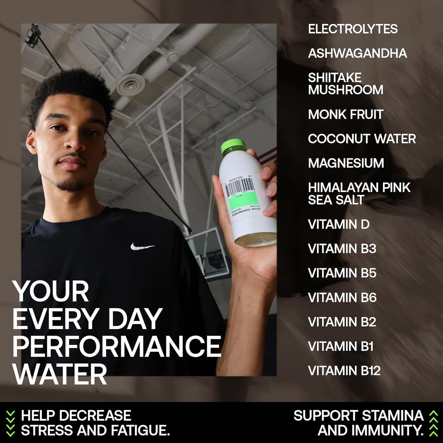 Barcode Sports Drink with Electrolytes, Variety Pack (12 Pack) - Premium Hydration, No Added Sugar - Adaptogen-Powered Plant-Based Beverage - 12 Vitamins & Minerals for Immunity & Performance