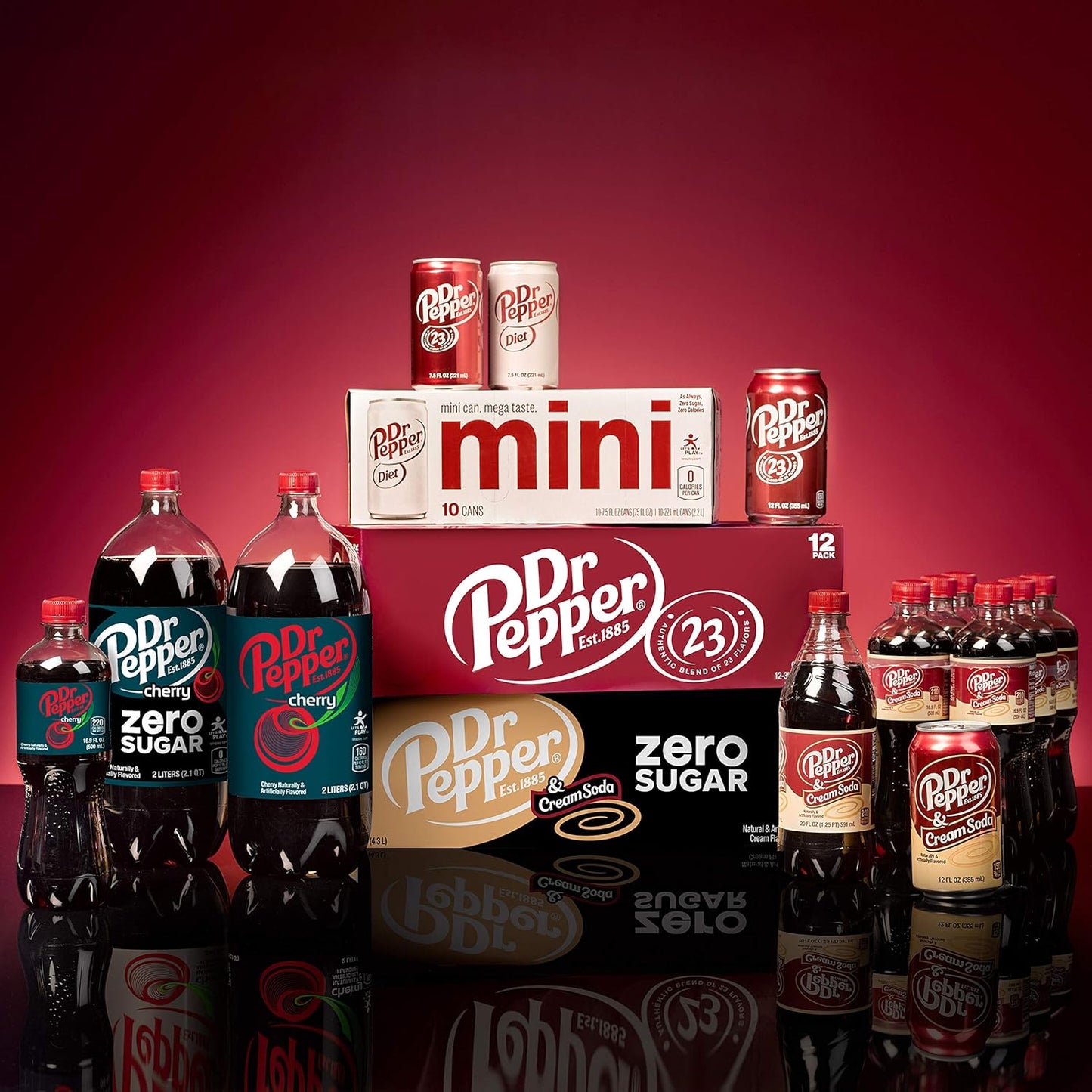 Diet Dr Pepper, .5 L bottles (Pack of 6)