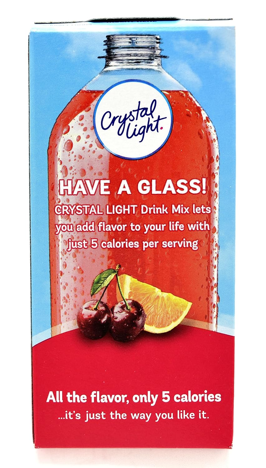 Crystal Light On The Go Fruit Punch Drink Mix, 10-Count Boxes (Pack of 12)
