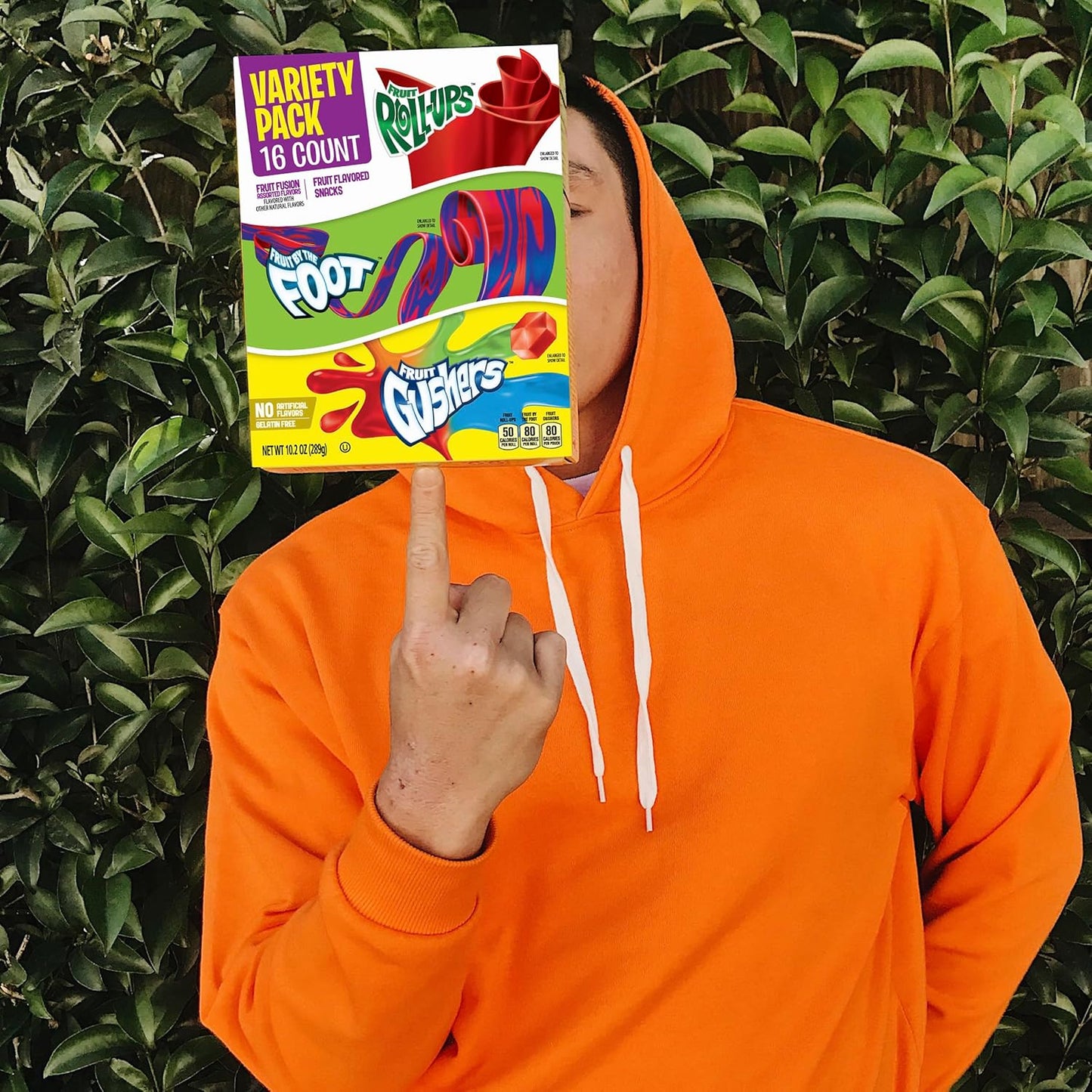 Fruit Roll-Ups, Fruit by the Foot, Gushers, Fruit Flavored Snacks Variety Pack, Gluten Free, 16 Ct, 10.2 oz