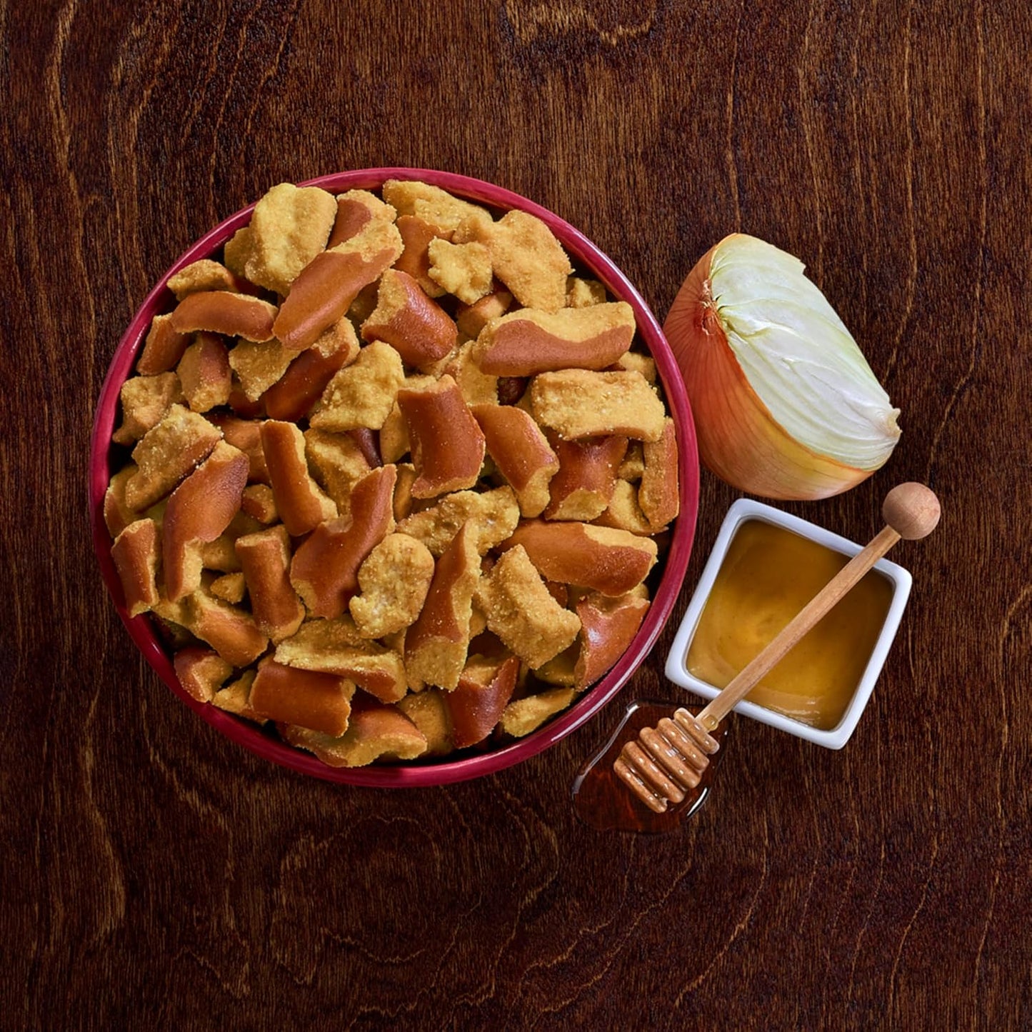 Snyder's of Hanover Pretzel Pieces, Honey Mustard and Onion, Party Size 18 Oz