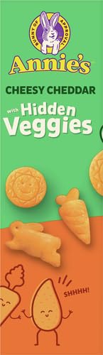 Annie's Cheesy Cheddar Crackers With Organic Hidden Veggies, 7.5 oz