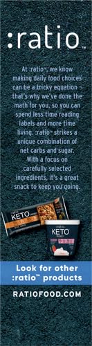 Ratio Soft Baked Bars, Chocolate Chunk Cookie, 1g Sugar, Keto Friendly, 5.34 oz (6 Bars)