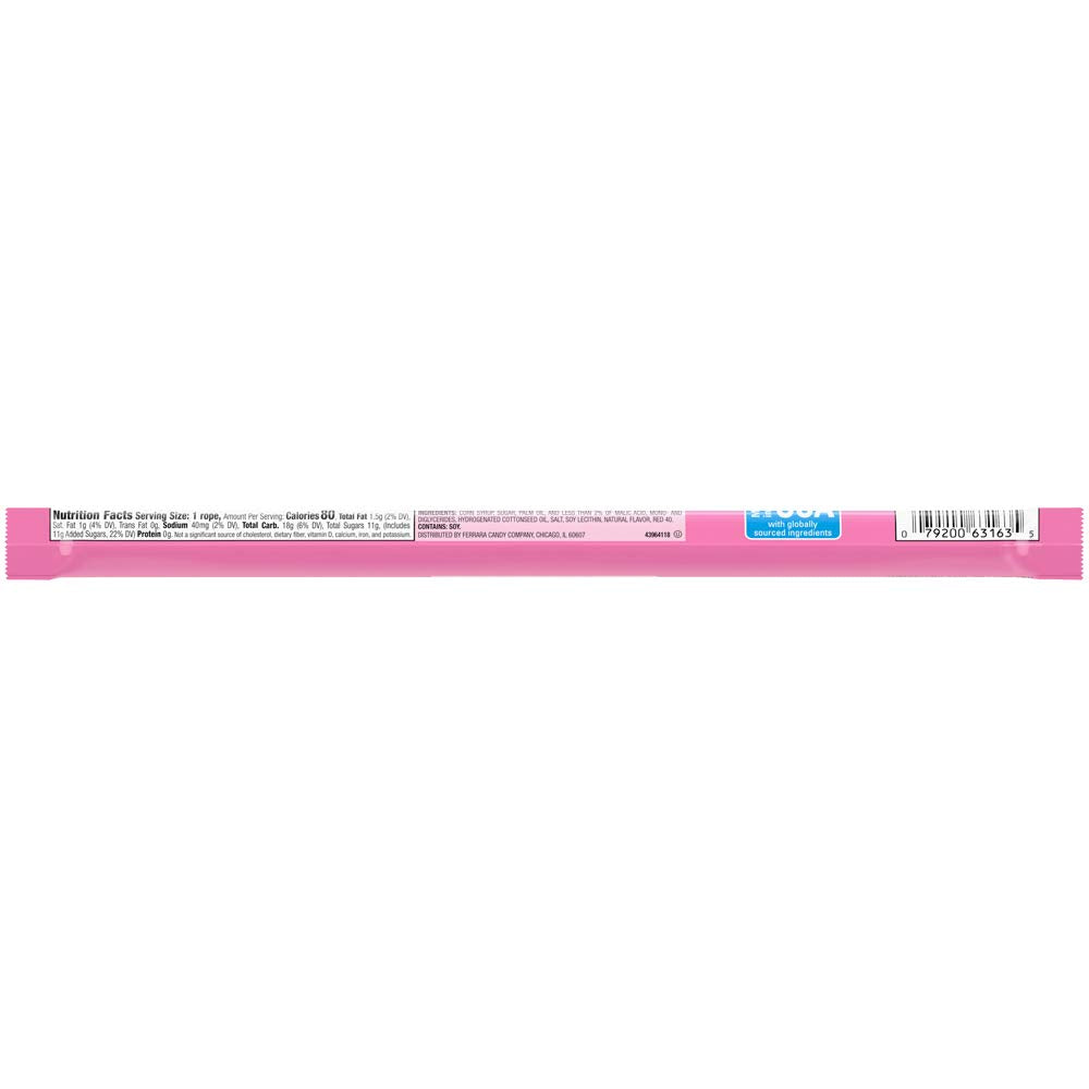 Laffy Taffy Rope Candy, Strawberry Flavor, 0.81 Ounce Ropes (Pack of 24)