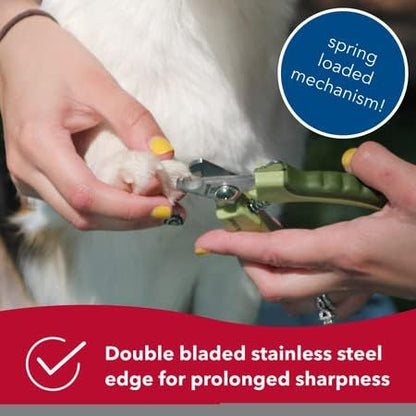 Coastal Pet Safari Professional Dog Nail Trimmer - Dog Nail Clippers for Grooming - Dog Claw Care for Small & Large Dogs - Nail Trimmer - Pet Supplies for Dog Grooming - Standard, 5" x 1.5"