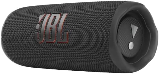 JBL FLIP 6 Waterproof Portable Speaker Bundle with gSport Carbon Fiber Case (Black)