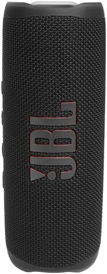 JBL FLIP 6 Waterproof Portable Speaker Bundle with gSport Carbon Fiber Case (Black)