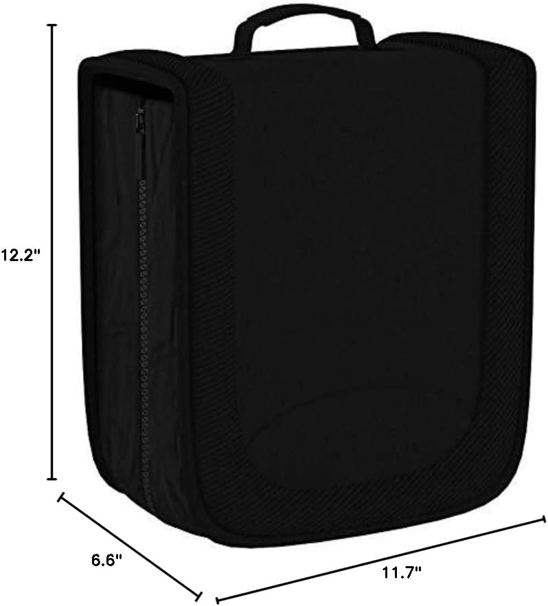 Amazon Basics Polyurethane CD/DVD Portable Storage Binder, 400-capacity, Black