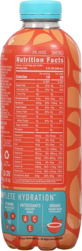 Roar Organic Georgia Peach Naturally Flavored Vitamin Enhanced Beverage 18 oz