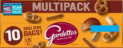 Gardetto's Snack Mix, Original Recipe, Single Serve Bags Multipack, 10 Ct, 17.5 oz