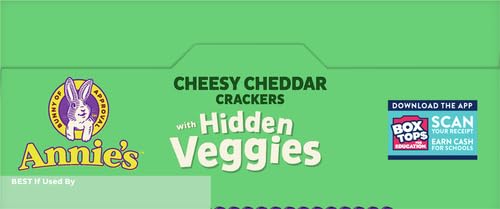 Annie's Cheesy Cheddar Crackers With Organic Hidden Veggies, 7.5 oz