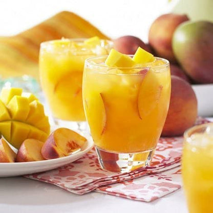 Nutmeg State Nutrition - High Protein Diet Fruit Drink - 15g Protein - Low Calorie - Low Carb - Low Sugar - Fat Free, 7 Servings Per Box (Peach Mango)