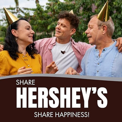 Hershys Milk Chocolate Sugar Free Miniatures Chocolate Candy Bar - 1 Pounds Approx 50 Pieces Individually Wrapped Milk Chocolate Candy Zero Sugar - Hershys Miniatures Chocolate Zero Sugar - Candy & Chocolate Sugar Free Snacks - Perfect for Sharing or