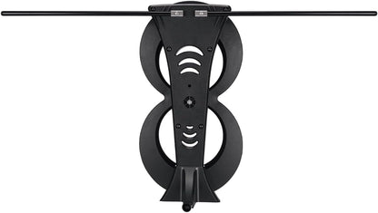 Antennas Direct ClearStream 2MAX Indoor Outdoor TV Antenna, UHF VHF, Multi-Directional, 60+ Mile Range, 4K 8K UHD NEXTGEN TV – w/ 20-inch Mast (Black)