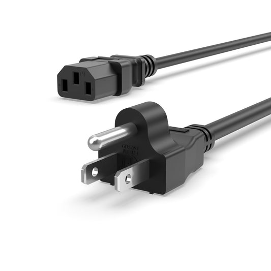 3 Prong AC Power Cord Cable Fit for Instant Pot, Electric Pressure Cooker, Rice Cooker, Soy Milk Maker, Power Quick Pot, Microwaves and Other Kitchen Appliances Replacement- (ETL Listed Cable)