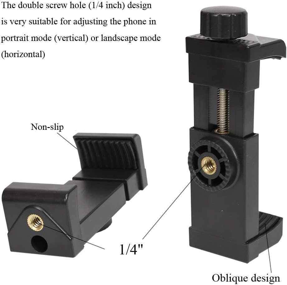 Head-Mounted Mobile Phone Holder,First-Person View Video Outdoor Live Shooting Bracket with Phone Clip(4"-7") for iPhone Samsung Smartphones and GoPro Insta360 Sony DJI Action Camera Head Mount Strap
