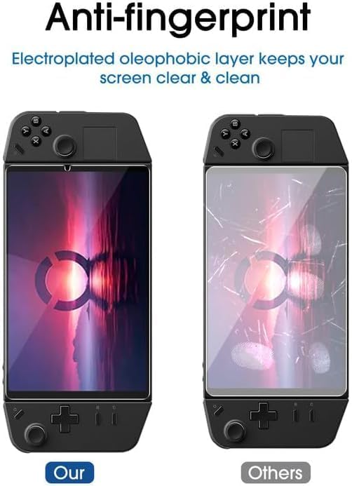 amFilm 2 Pack Upgrade Version Screen Protector for Lenovo Legion Go Handheld 2023, Tempered Glass, 8.8 inch Full Coverage, Transparent Ultra HD, Anti-Scratch, Anti-Fingerprint