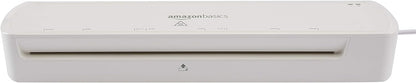 Amazon Basics Easy to Use 12-Inch Thermal Laminator Machine, For Home Office or School, White