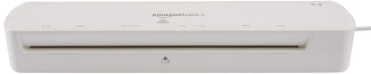 Amazon Basics Easy to Use 12-Inch Thermal Laminator Machine, For Home Office or School, White