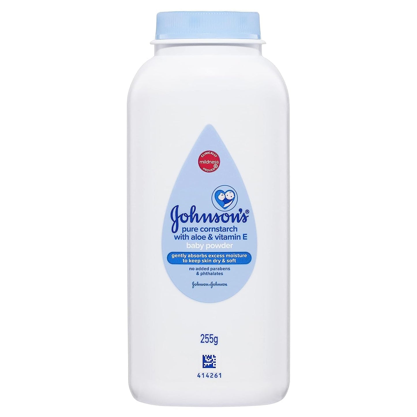 Johnson's Baby Powder with Naturally Derived Cornstarch Aloe & Vitamin E, Hypoallergenic, 9 oz