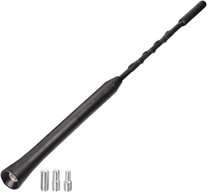 Bingfu Universal Vehicle Roof Mount Rubber Car Antenna Replacement Mast 9inch Compatible with Jeep Ford GMC Dodge Chevrolet Toyota Hyundai Infiniti Kia Nissan Chevy Mazda 3 Subaru Forester Vehicles