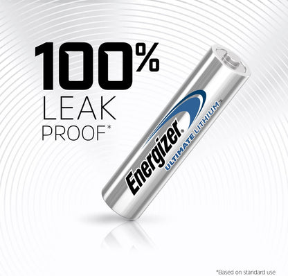 Energizer AAA Batteries, Ultimate Triple A Battery Lithium, 8 Count