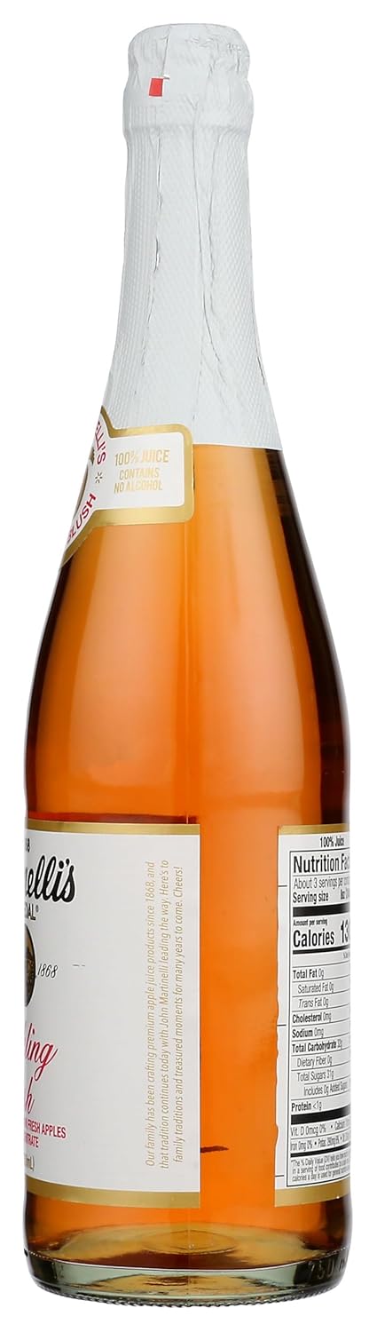 Martinelli's Sparkling Blush - 25.4 oz bottle