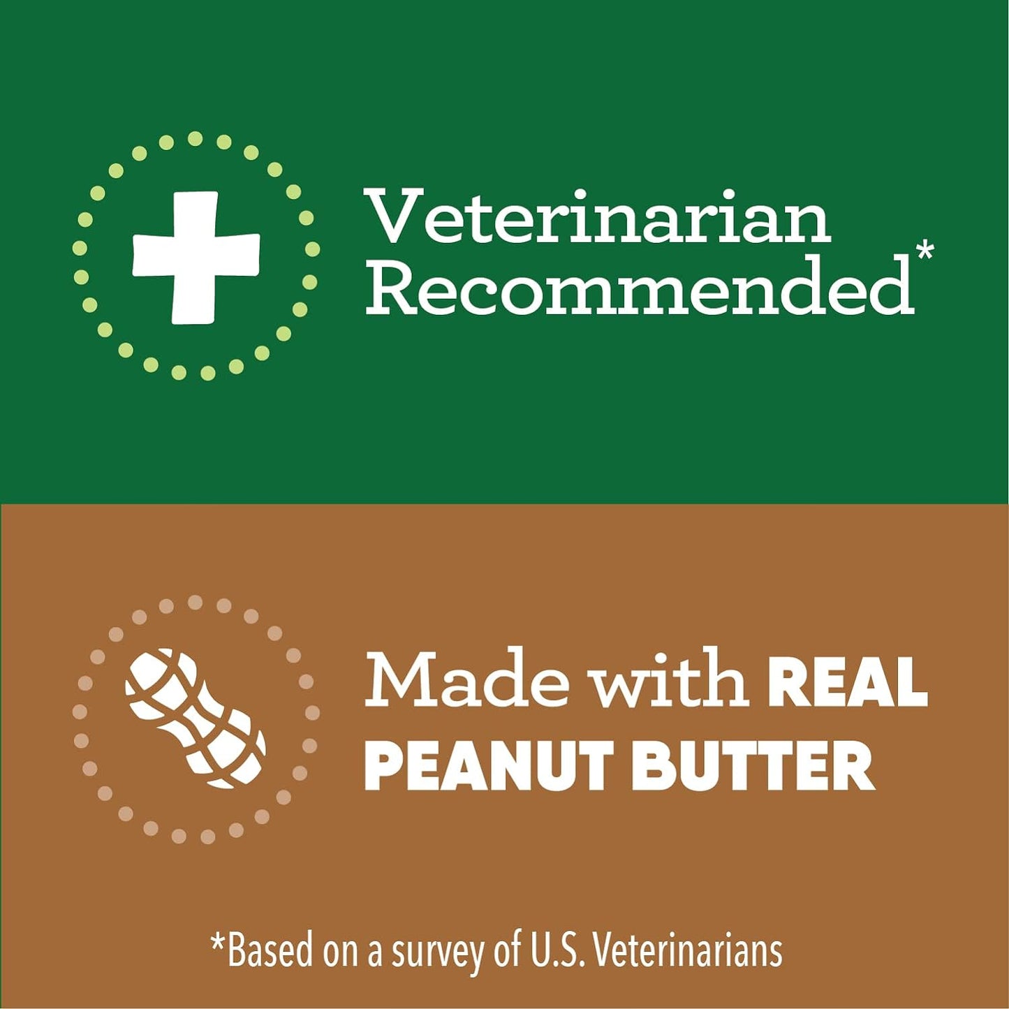 Greenies Pill Pockets for Dogs Capsule Size Natural Soft Dog Treats with Real Peanut Butter, 7.9 oz. Pack (30 Treats)