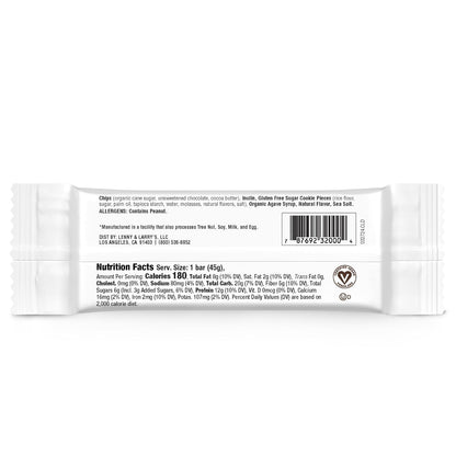 Lenny & Larry's Cookie-fied Bar, Peanut Butter Chocolate Chip, 45g - Plant-Based Protein Bar, Vegan And Non-GMO, Pack Of 9