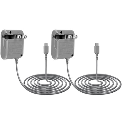 DS Lite Charger, DTOL DS Lite Charger Replacement for Nintendo DS Lite, AC Adapter Compatible with DS Charger (100-240v) 2 Pack