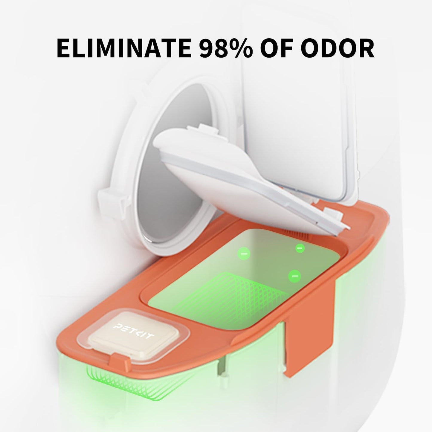 PETKIT N50 Odor Eliminator 2.0 Exclusive for PuraMax Self-Cleaning Cat Litter Box, Cat Toilet Odor Control(Pack of 3)