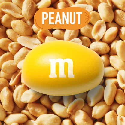 M&M'S Peanut Milk Chocolate Candy Bulk Pack, Party Size, 38 oz Bag