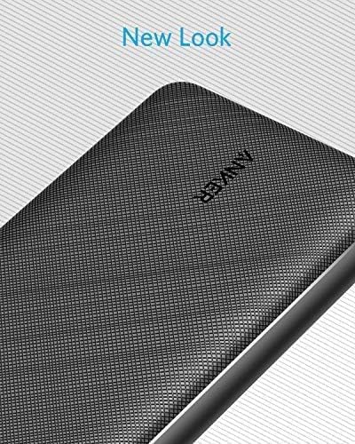 Anker Portable Charger,325 Power Bank(PowerCore Essential 20K),20,000mAh Battery Pack with PowerIQ Technology for iPhone 15/14/13 Series, Galaxy S23,and More（USB-C Input Only（Black）,2-Pack）