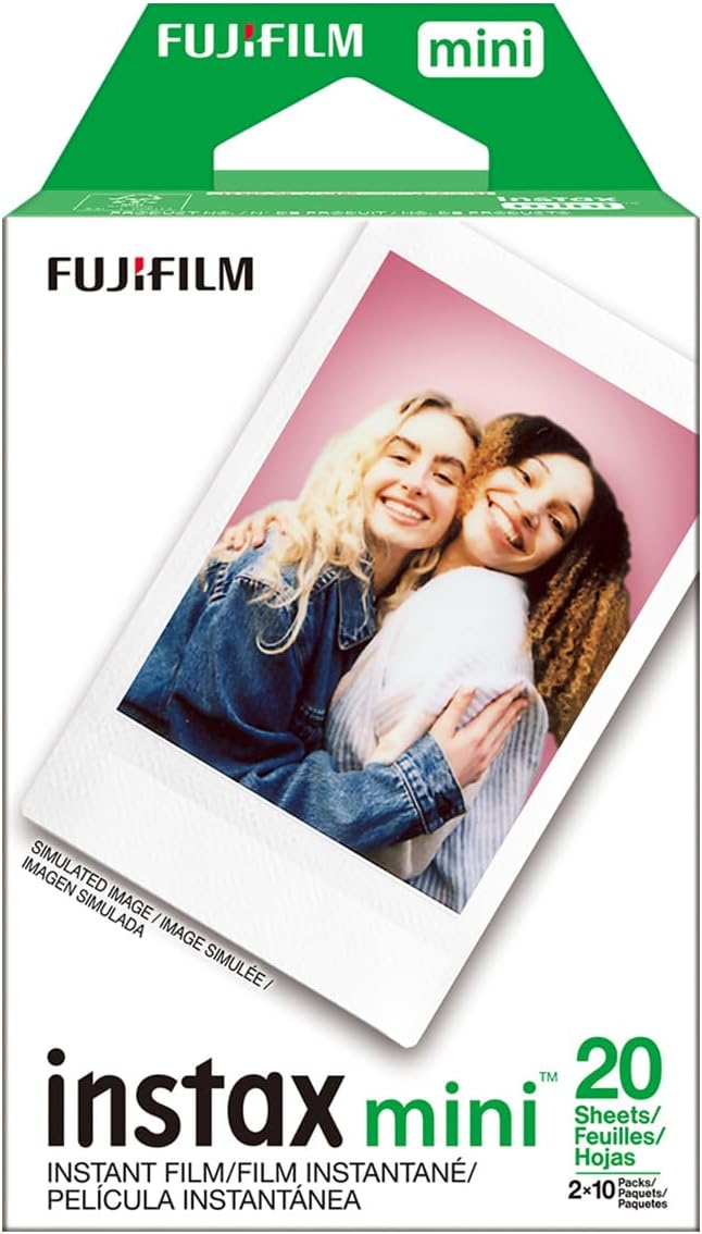 Fujifilm Instax Mini Instant Film, 2 x 10 Shoots X 2Pack (Total 40 Shoots) Value Set