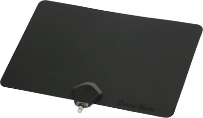 Channel Master Flatenna Ultra-Thin Indoor TV Antenna 35 Mile Range - Dual Sided Black or White - CM-4001HDBW