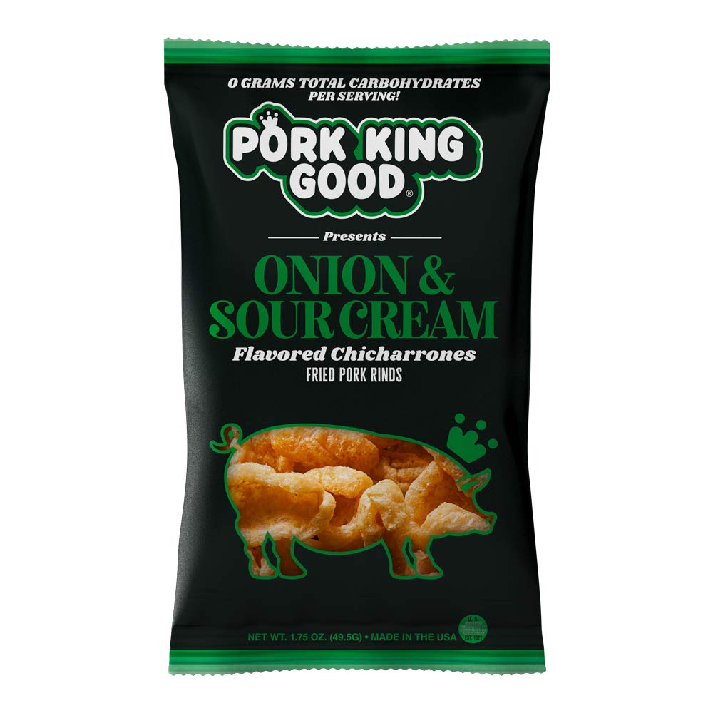 Pork King Good Pork Rinds Variety 6 Pack (Chicharrones) Keto Snacks