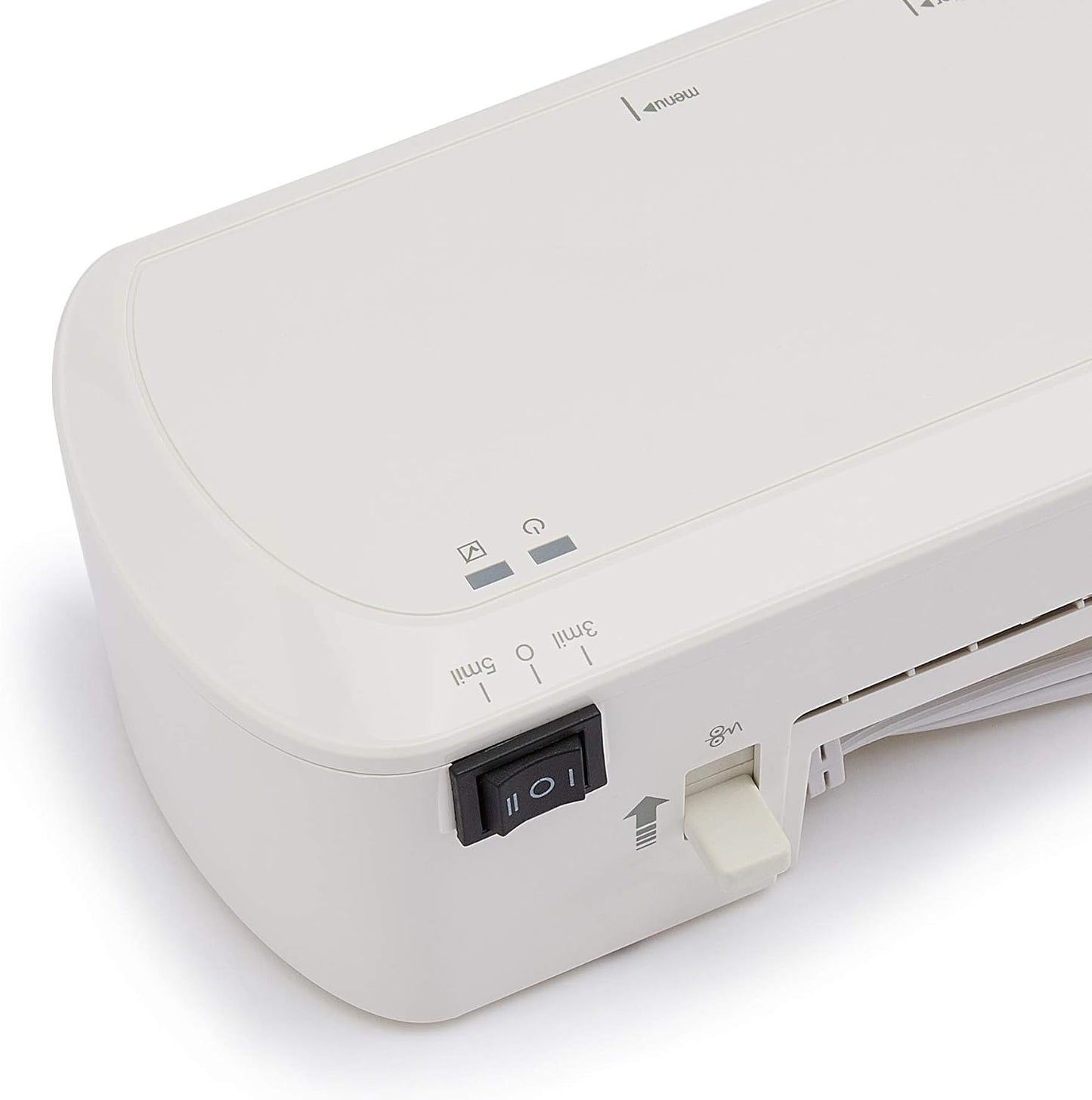 Amazon Basics Easy to Use 12-Inch Thermal Laminator Machine, For Home Office or School, White