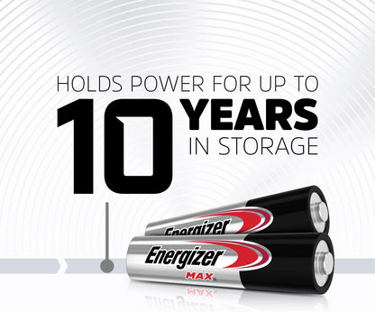 Energizer AAA Batteries, Max Triple A Alkaline, 4 Count